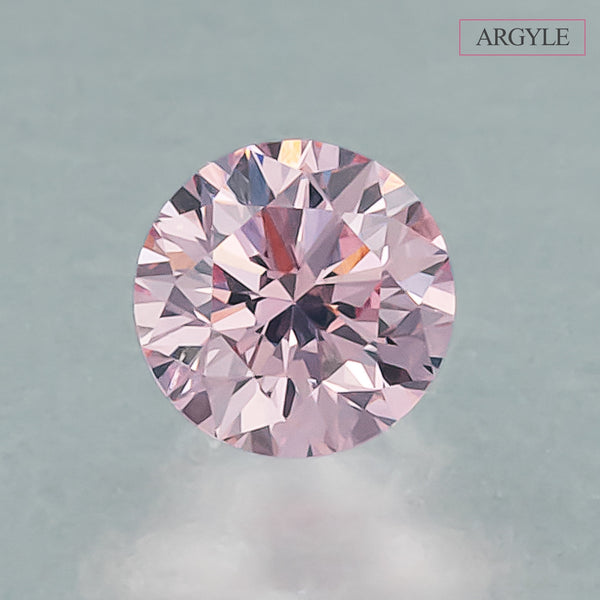 【売却済】アーガイル産【APD】証明書付きピンクダイヤモンドルース 0.204ct Round Fancy Purplish Pink VV -  TKPD Australian Pink Diamonds